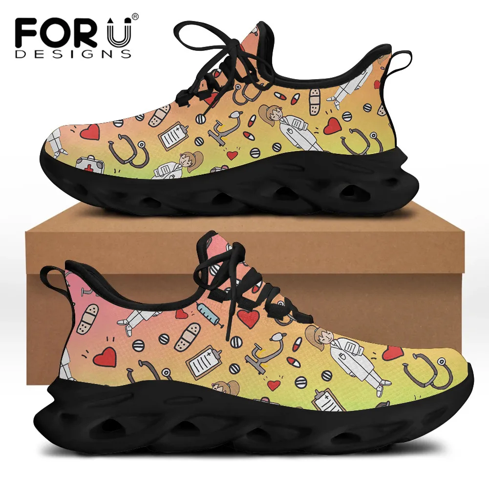 

FORUDESIGNS/модные туфли на плоской подошве, для медсестры женская обувь на резиновой подошве в повседневном стиле; Летние женские туфли на плоск...