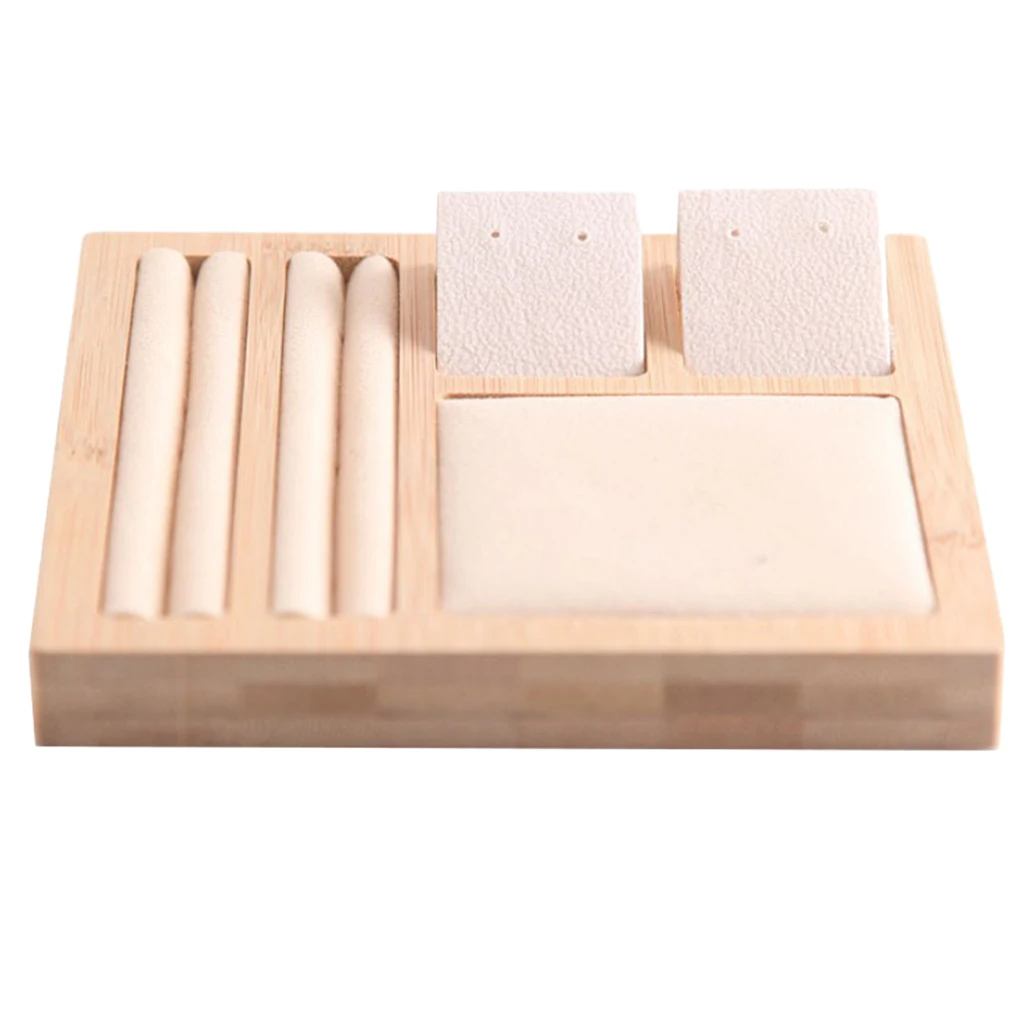 3 in 1 Cream 15 x 1 3 в 1 ювелирные изделия браслет серьги кольца Дисплей Органайзер лоток держатель Коробка Для Хранения Чехол ожерелья ювелирные изделия упаковка - Цвет: 3 in 1 Cream 15 x 1