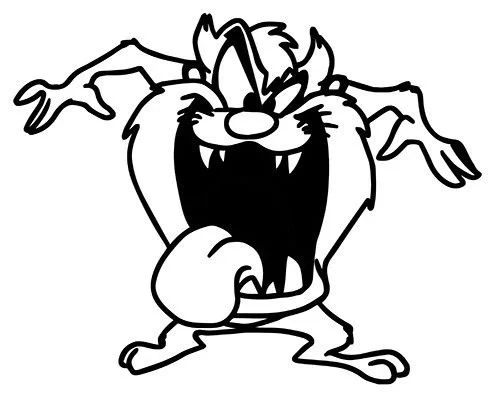 Для Taz Tasmanian Devil Наклейка виниловая наклейка Looney Toons Mel Blanc анимация значок