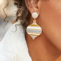street shot popular earrings peach heart accessories color earrings oil dropping metal unique design jewelry