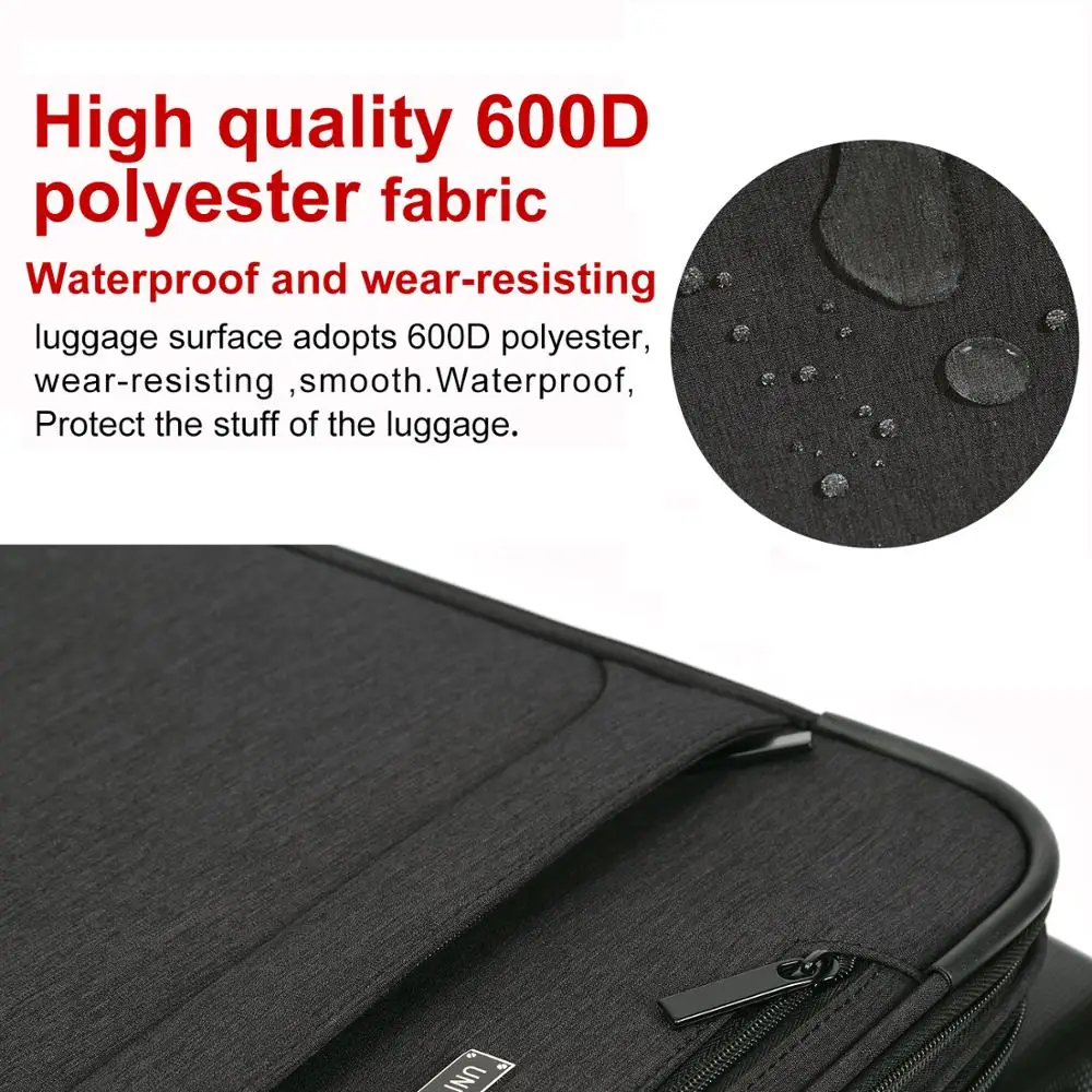 Uniwalker новейший дизайн мягкий и твердый корпус дорожный Багаж Ручная легкая