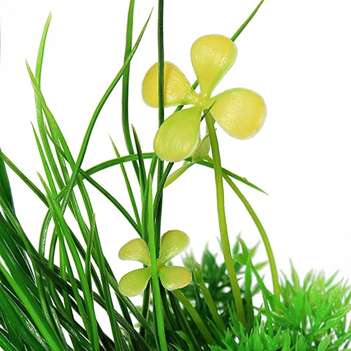 Green Artificial Decor Long Leafes Plant Fake Water Grass for Aquarium Fish Tank images - 6