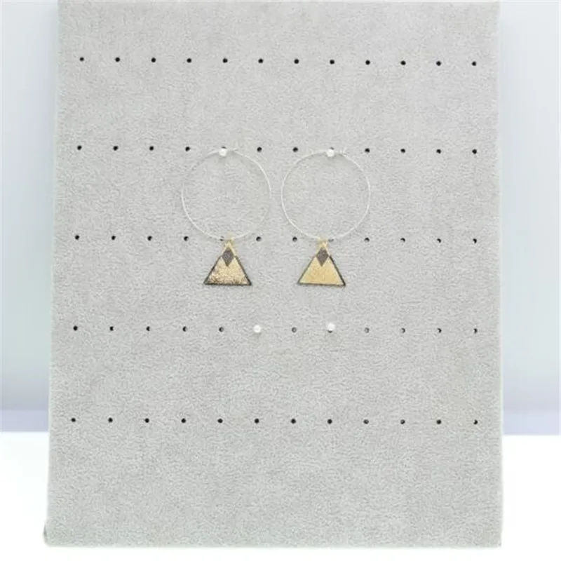 Мода ретро сплав SANJIAO Висячие серьги для женщин эффектное Современное украшение