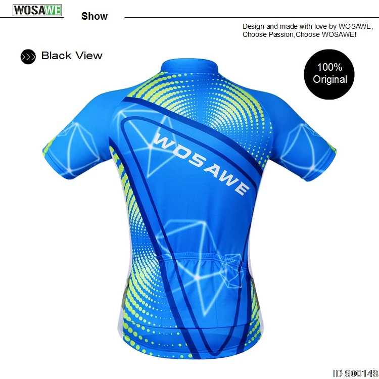 WOSAWE велосипедная майка Ropa Ciclismo, летняя, отличная эластичность, летняя, мужская, быстросохнущая, велосипедная одежда, черная и белая, S-2XL
