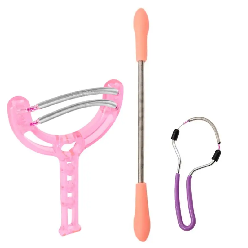 

3 Pcs Facial Hair Removal Epilator Epi Roller Safe Handheld Face Beauty Tool