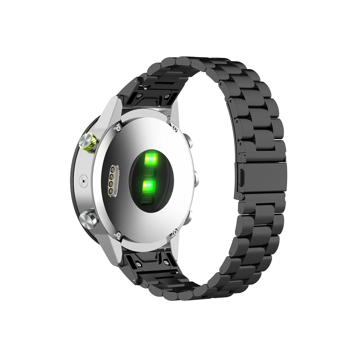 Подходит для Garmin MARQ серии/Fenix6/6X/6S/5/5X/5S Нержавеющая сталь три лодочки с ремешком