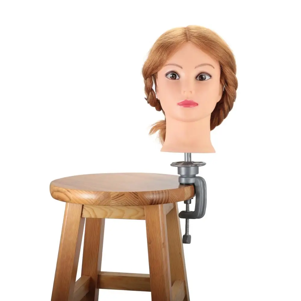 

1pc Adjustable training Head Holder wigs stand for mannequin head Manikin hair Training hairdressers salon styling tools