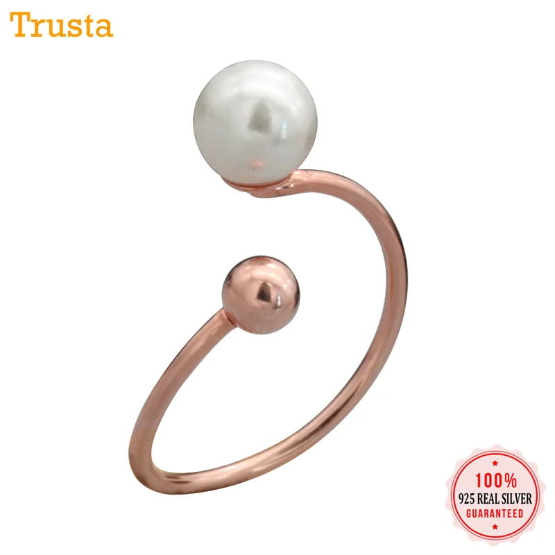 Женские жемчужные бусины из 100% серебра 925 пробы с синтетическим жемчугом для