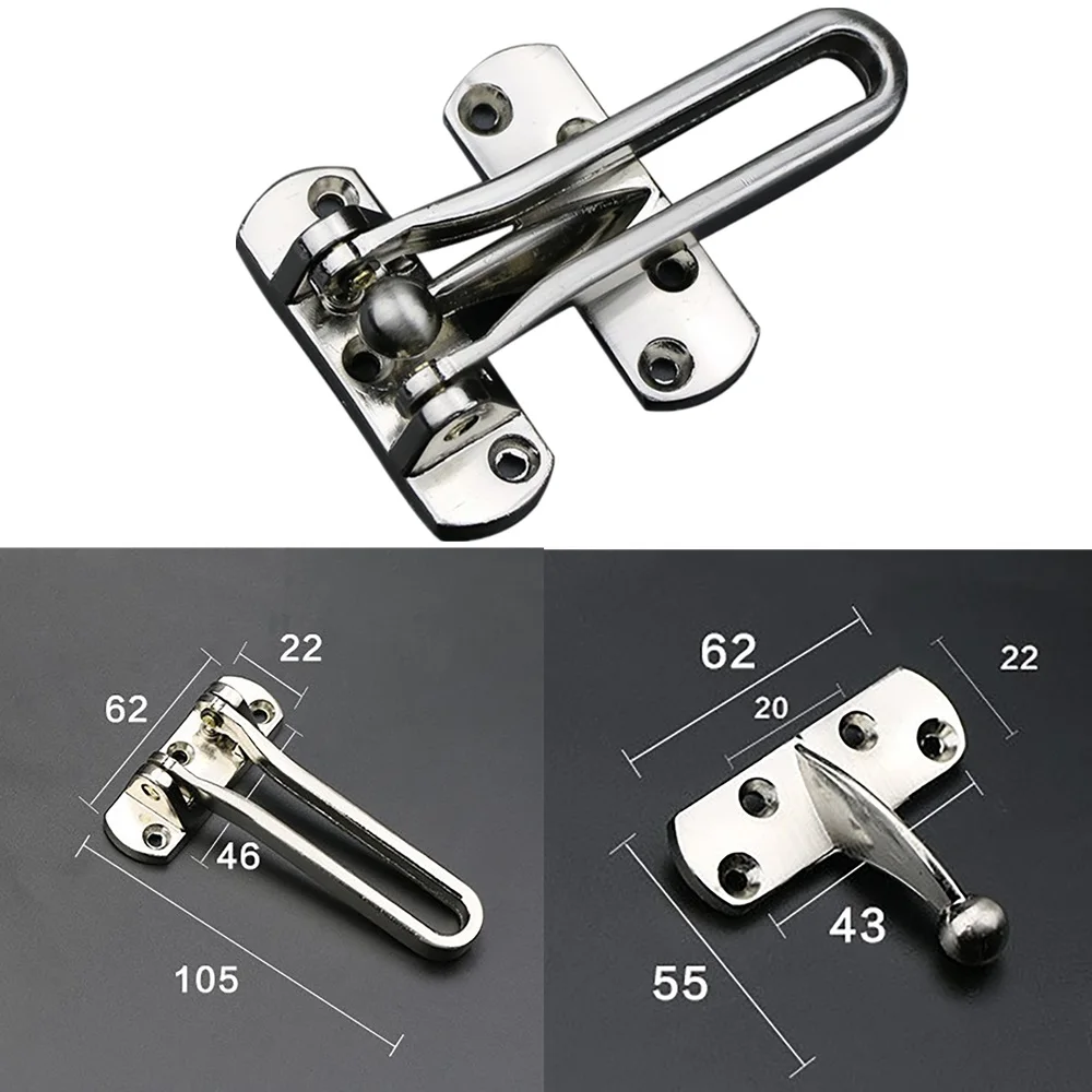 Замок-защелка для дверей и окон дома гостиницы защитная цепочка из нержавеющей