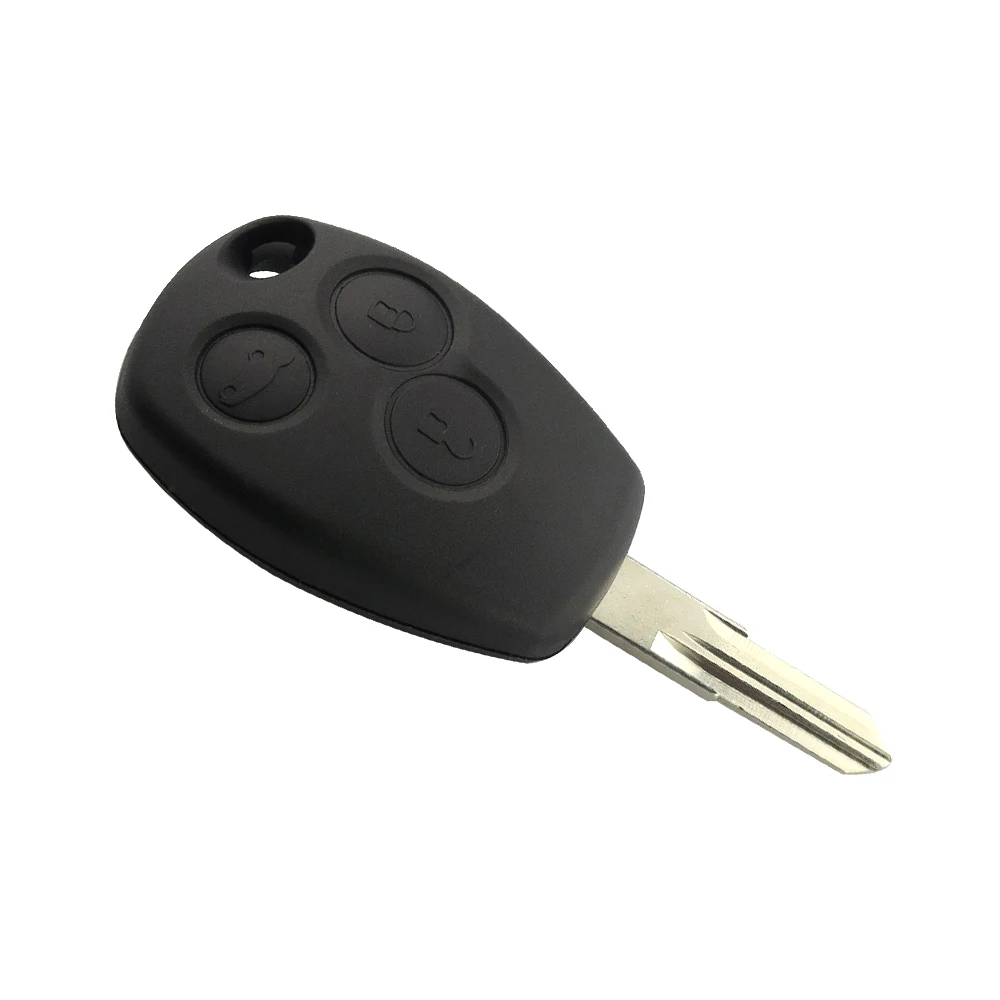OkeyTech дистанционный Автомобильный ключ оболочки для Renault Duster Clio DACIA 3 Twingo Logan Sandero Modus для Nissan 3 кнопки с лезвием VAC102