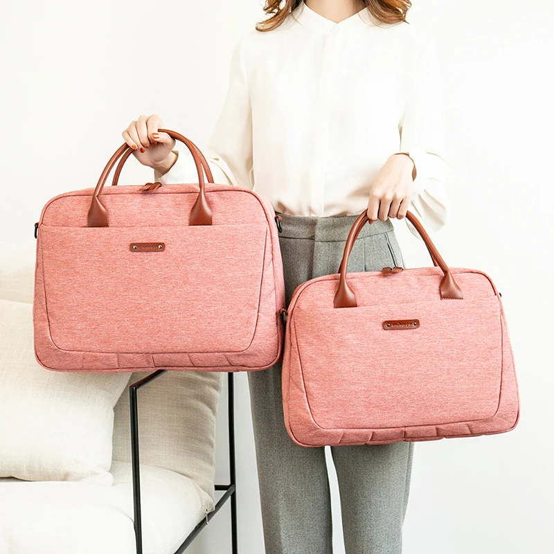 Large Capacity Business Bag For Women Office 15.6 Inch Waterproof Polyester Briefcase Women Big Handbags Fashion Brand Tote Bag