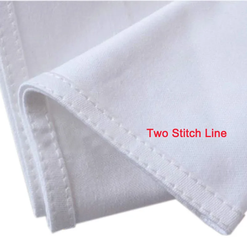 

1pcs Double Stitched Edge 145cmx304cm Rectangular Satin Tablecloth White/Black Table Cloth For Wedding Christmas Decoration