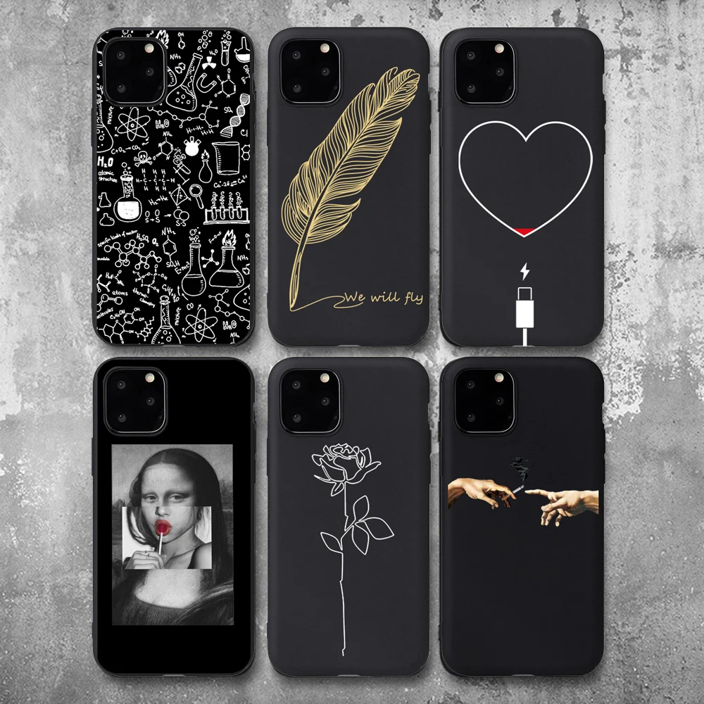 Мягкий чехол для iphone 7, 8 Plus, X, XS, Max, XR, Coque, чехол для iphone 5 5S se, 6, 6s Plus, 11Pro, чехол для телефона