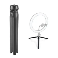 flexible tripod phone holder for ring light iphone samsung xiaomi abs 20cm mobile phone stand smartphone tripod for camera