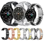 Ремешок из нержавеющей стали для Samsung Galaxy Watch 4 classic 42 ммActive 2 44 мм 40 ммWatch 3 45 мм 41 мм, металлический браслет для наручных часов