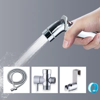 handheld toilet bidet sprayer shower head portable bidet faucet water hygienic shattaf anal douche shower cleaner wall mounted