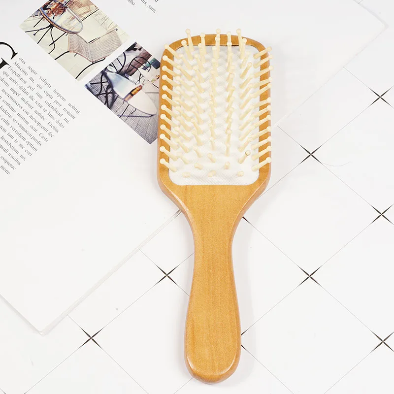Wooden Hair Care Massage Comb Spa Head Promote Blood Circulation Antistatic Brush | Красота и здоровье
