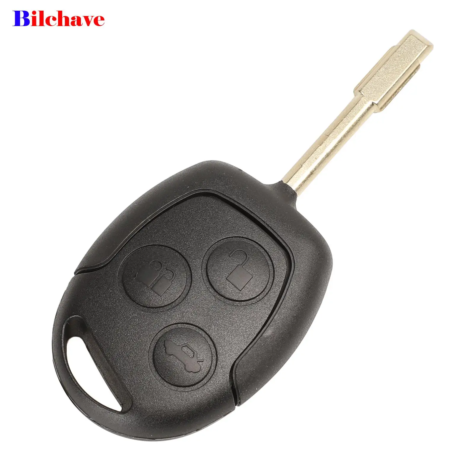 Bilchave 3 Buttons Remote Car Key Shell Case Fob For Ford Focus Mondeo Festiva Fusion Suit Fiesta KA Uncut FO21/ HU101 Blade | Автомобили