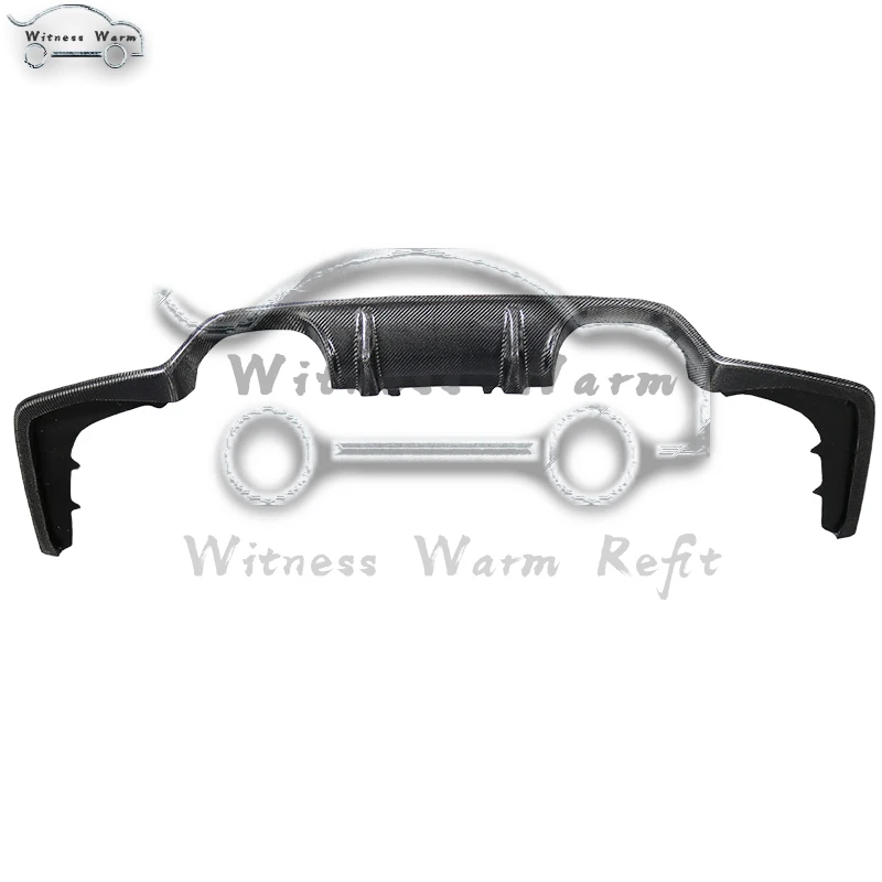 Автомобильный Стайлинг F83 F82 M4 задний диффузор из углеродного волокна бампер