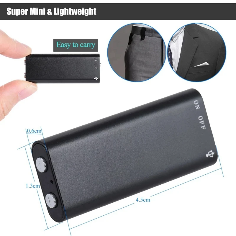 Sk 892 мини 8 ГБ Usb цифровой Аудио Диктофон Mp3 музыкальный плеер|Цифровые диктофоны| |