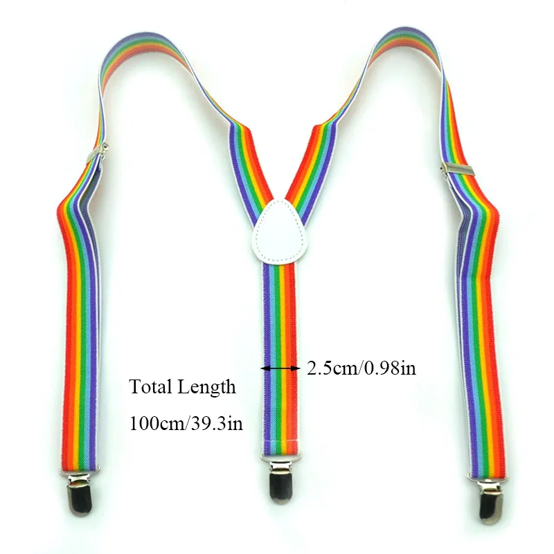 Высококачественные эластичные подтяжки унисекс с клипсой на подтяжках 3