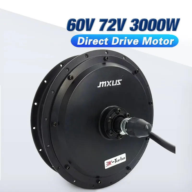 Высокоскоростной бесщеточный мотор ступица 60 В 72 в 3000 Вт электродвигатель для