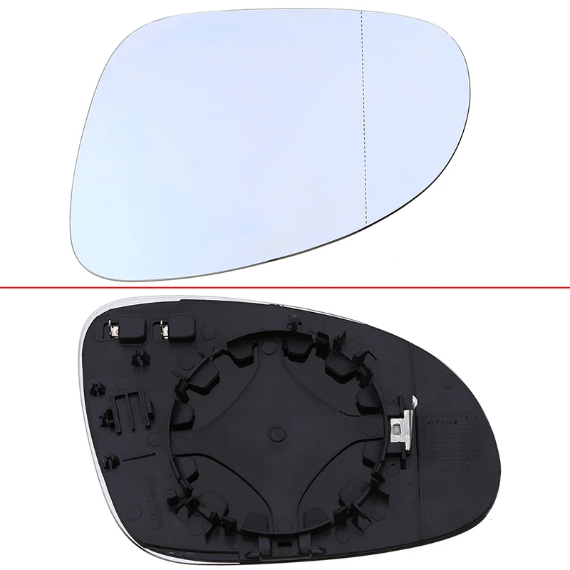 Правая/левая БОКОВАЯ ДВЕРЬ крыло зеркало стекло с подогревом синее тонированное