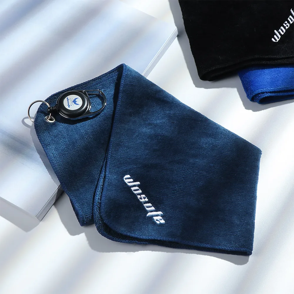 Полотенце из микрофибры для гольфа с многофункциональный крючок хлопок очищает