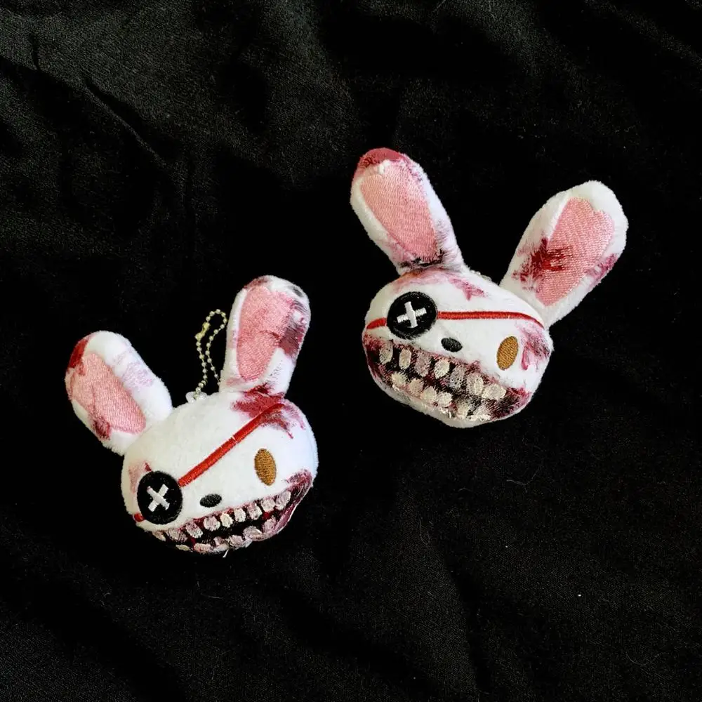 Кровавый пиратский кролик плюшевый брелок в стиле Харадзюку ручная работа виде