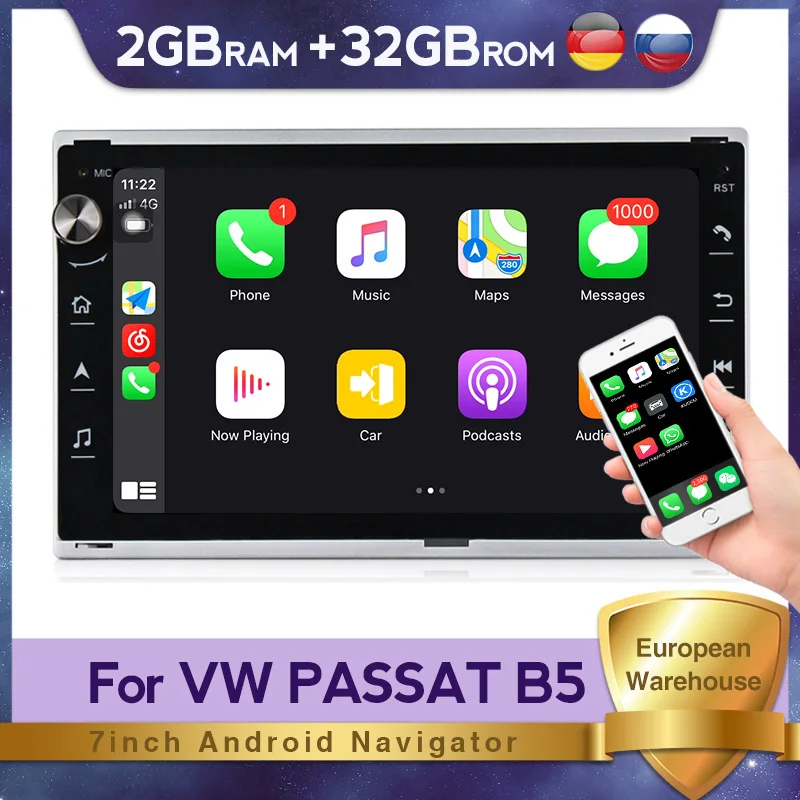 Автомагнитола на Android с GPS мультимедийный плеер для VW Volkswagen Passat B5 стерео приемник