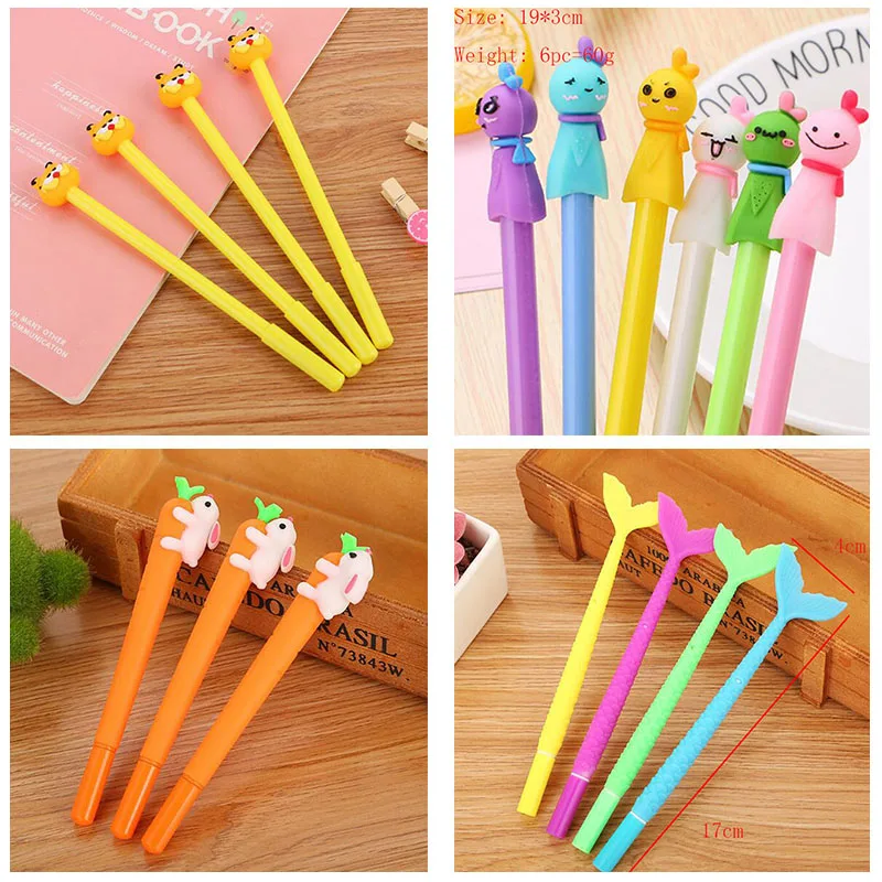 Мультяшная Милая Русалка кролик Гарфилд Мягкая гелевая ручка креативная детская