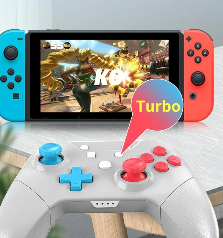 

NFC Gamepad for Switch Pro Wireless Bluetooth Controller Remote for Nintendo Switch PC Gift Bag