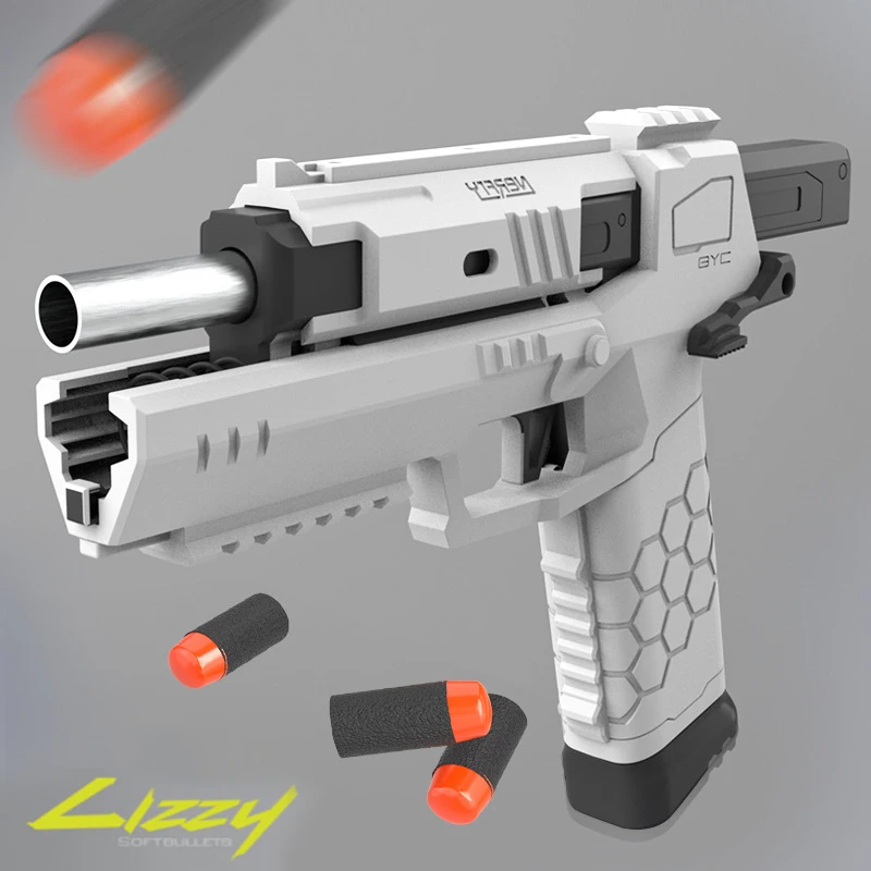 

2021 Gecko Launcher Rhino Grote Toy Gun Outdoor Game Soft Bullet Darts Airsoft Rifle Air Pistol Pneumatic Shotgunfor Boys