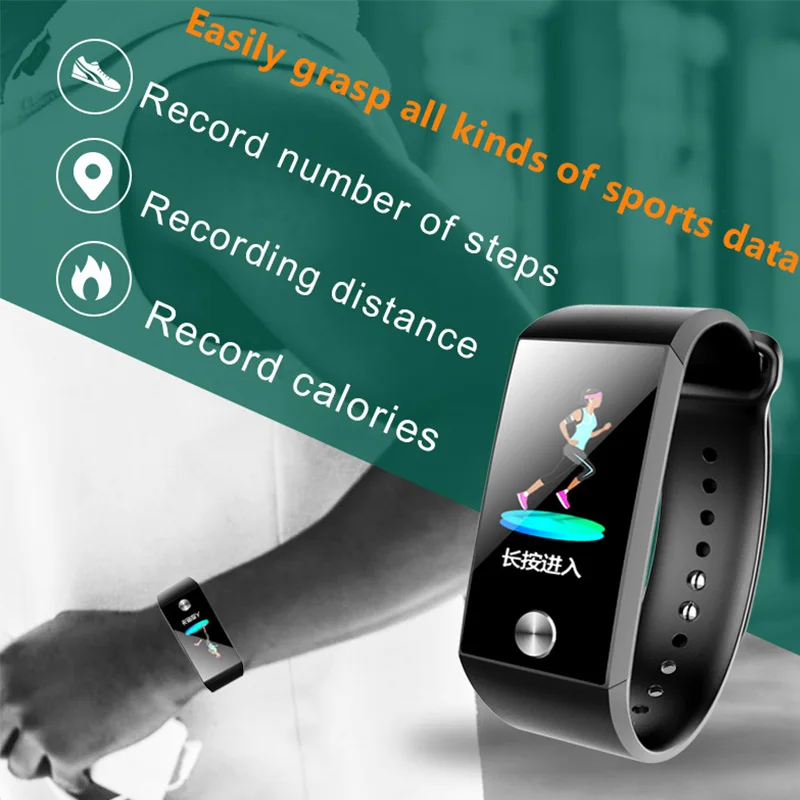 Водонепроницаемые умные часы ip67 с ЭКГ измерителем артериального давления