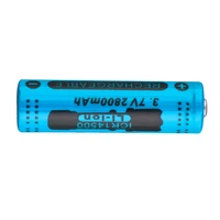 1 piece of brand new original 14500 3 7v 2800 mah rechargeable lithium ion battery for led flashlight battery