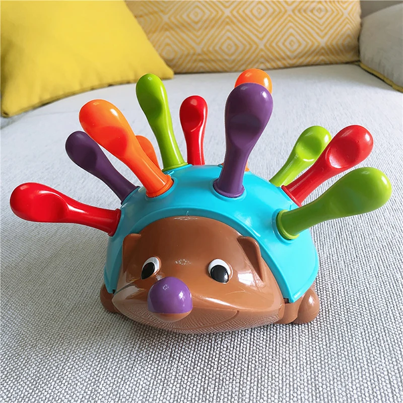 

Baby Toys 13 -24 Months Matching Sorter toy Hedgehog Sorter Toy Kids Stacking Toys Toddler Montessori Toy Interactive Game Gift