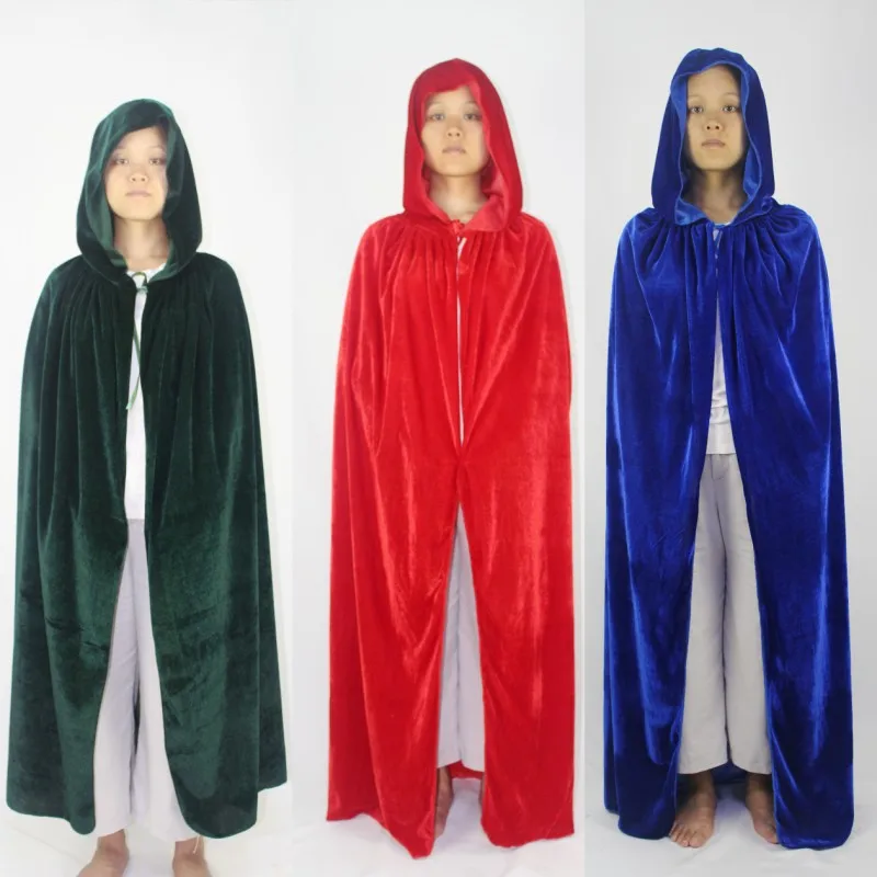 Плащ для Хэллоуина Рождественский костюм плащ накидка ведьмы принца