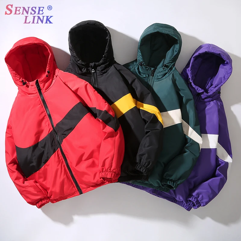 Мужская зимняя куртка в стиле хип-хоп бархатная Толстая паркерская