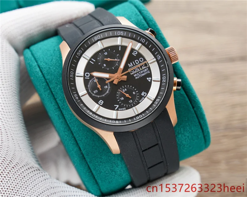 

MIDO watch men's skeleton automatic mechanical AAA watch gold skeleton retro men's women watch quartz watch