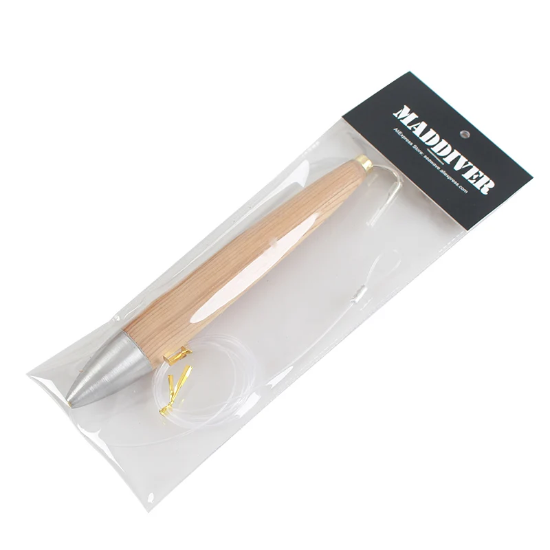 

4 or 6 or 8 Inches Rigged Plugs Lead Head Wooden Natural Cedar Wahoo Tuna Mahi Trolling Lures Saltwater Boat Fishing