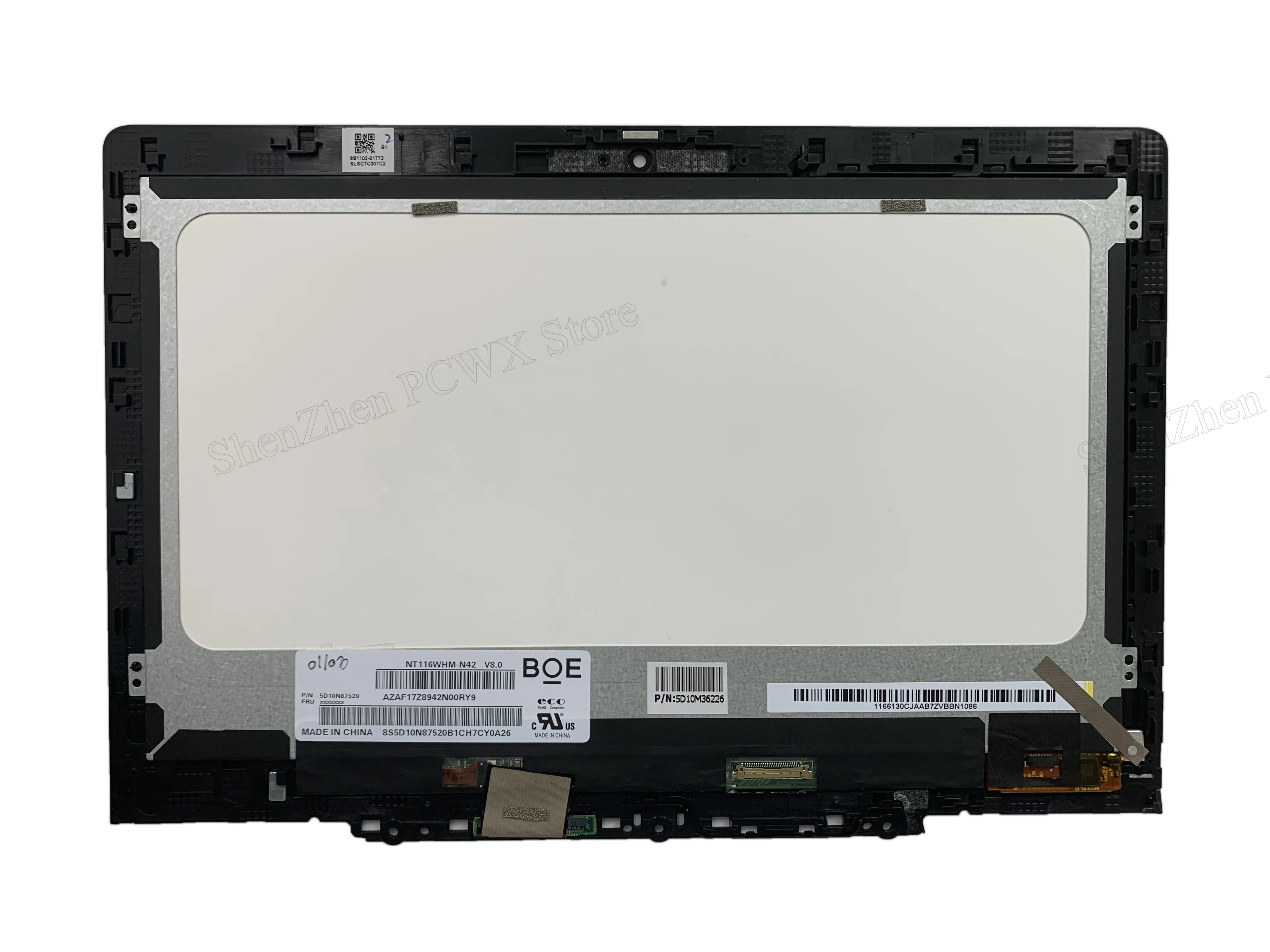 Для ideapad Yoga 310 11IAP 80U2 Lenovo Flex 4 1130 80U3 ЖК сборки HD 1366*768 TN 30pin NT116WHM N42 5D10M36226|ЖК-экран для