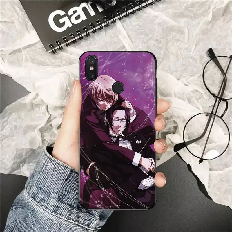 

YNDFCNB Black Butler Coque Shell Phone Case for Xiaomi Redmi 5 5Plus 6 6A 4X 7 7A 8 8A 9 Note 5 5A 6 7 8 8Pro 8T 9