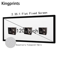 hd 120inch 2 351 at audio transparent projector screen with 80mm fixed frame for home sound system