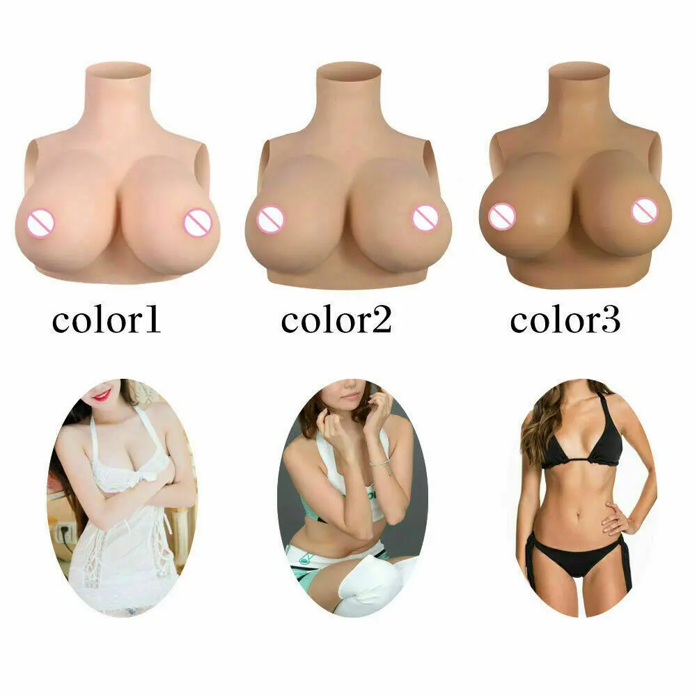 

B CUP Silicone Breast Form Crossdresser Fake Soft Boobs Primary Transgender Breast Real Touch Latex Skin Shemale Mastectomy Bra
