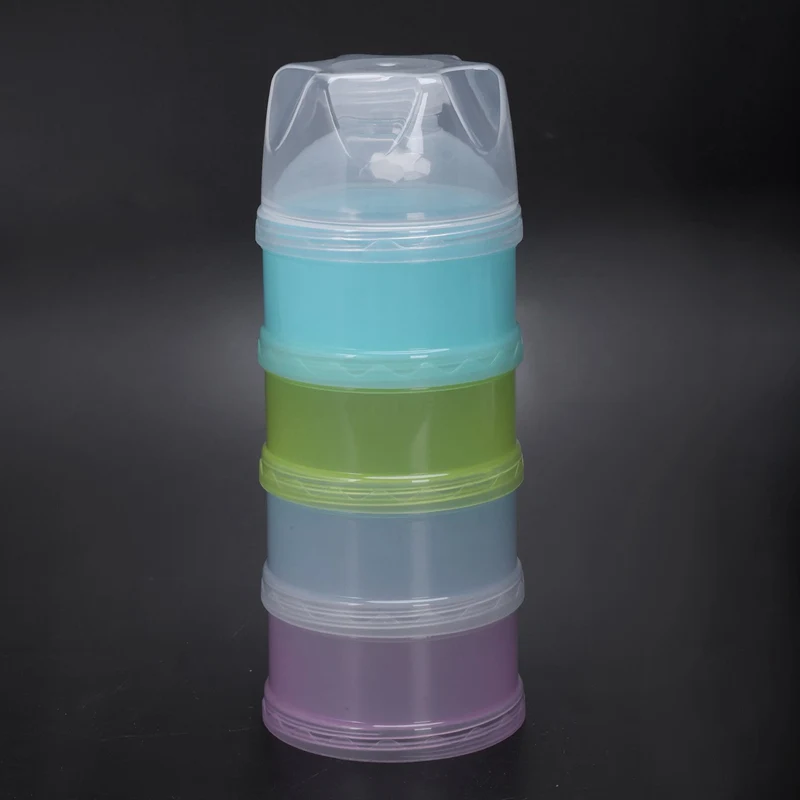 4 слоя Миксер для сухого молока чехол с дозатором молочной смеси детская