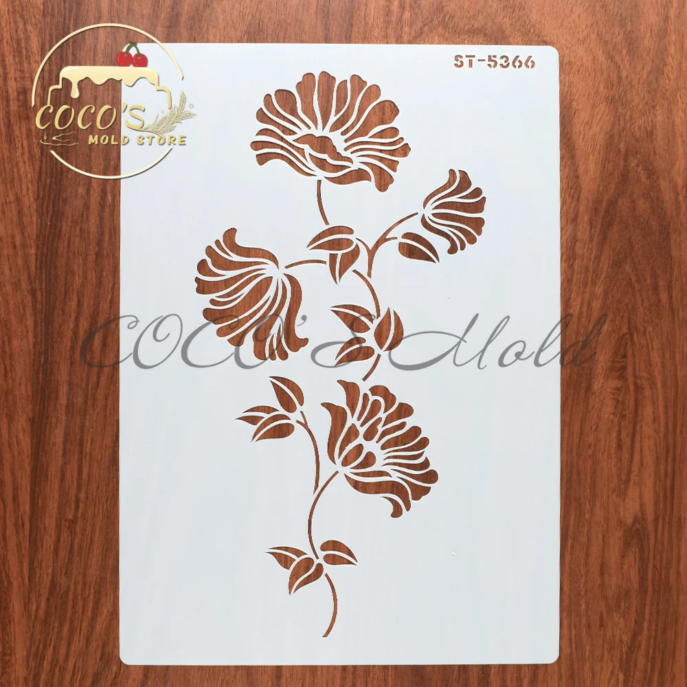 Трафареты A4 для украшения торта пластиковый шаблон скрапбукинга сделай сам