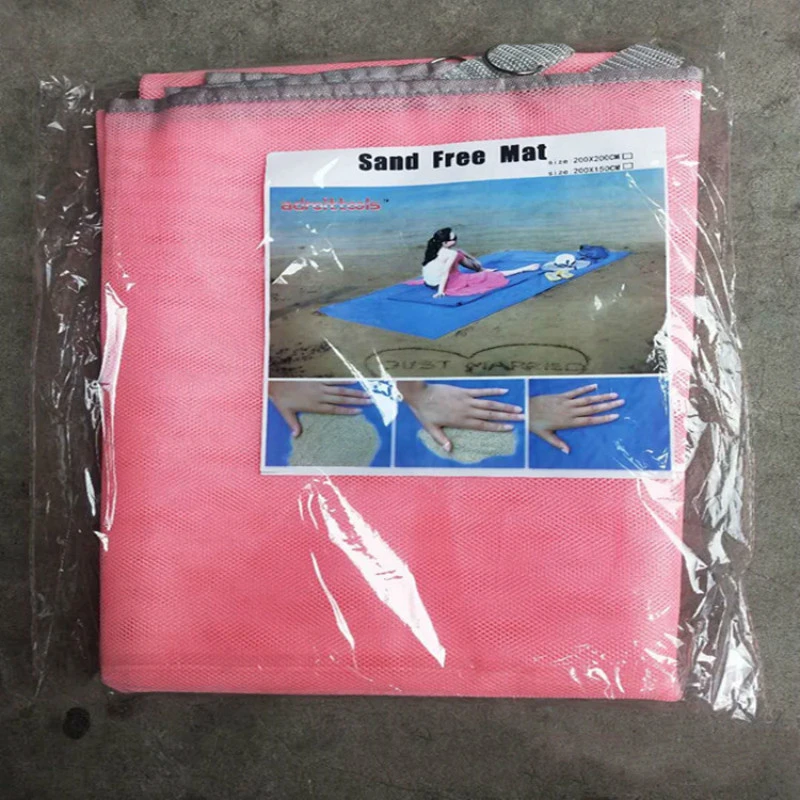 

Sand Free Mat Self-driving Tour Beach Mat Sand Leak Beach Mat Outdoor Camping Travel Portable Comfortable Polyester