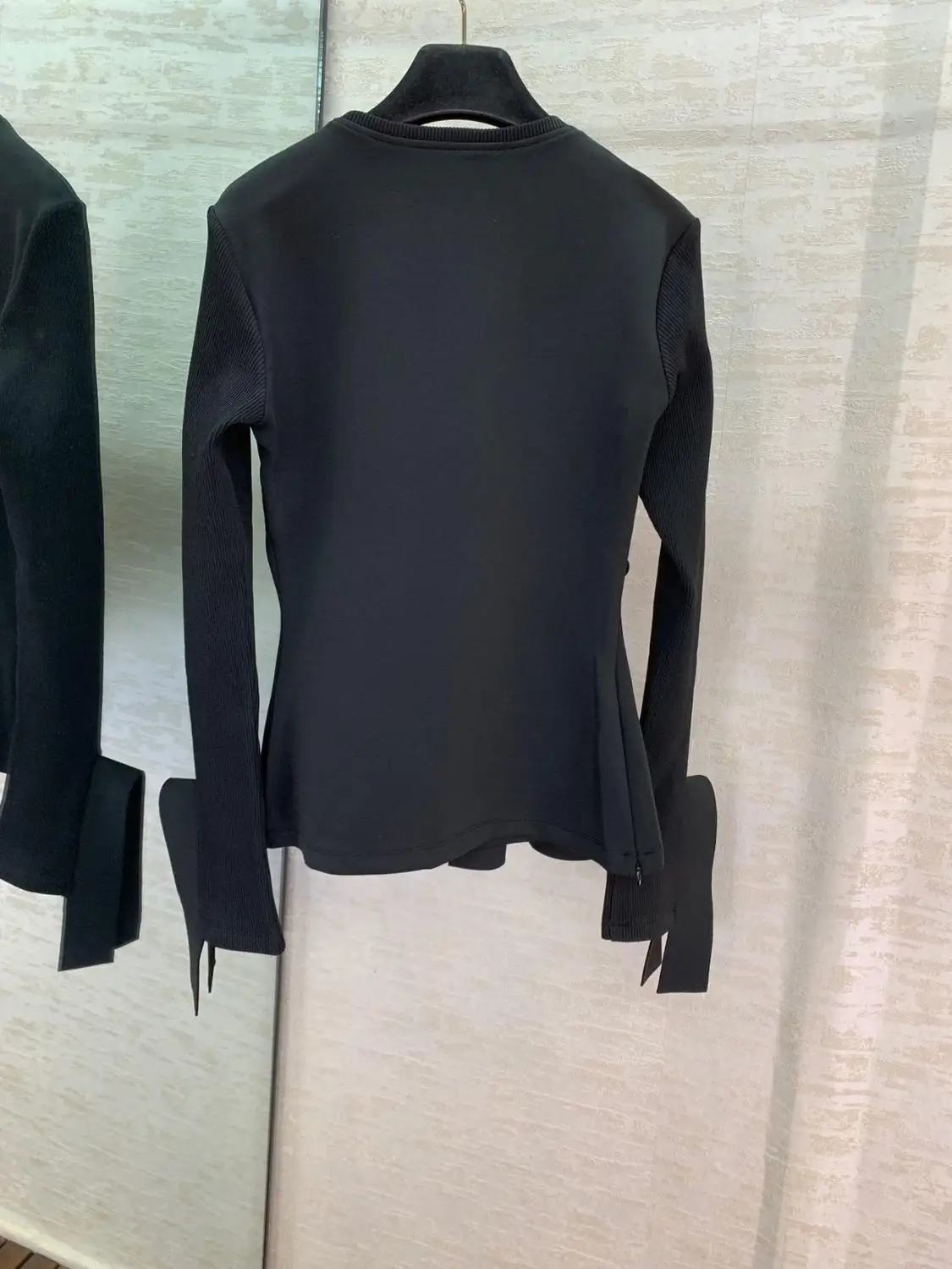 Новинка 2020 года. Повседневный Модный женский черный свитер из полиэстера |