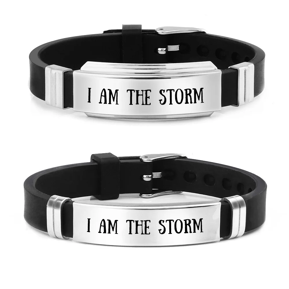 Женский браслет с надписью I AM THE STORM | Украшения и аксессуары