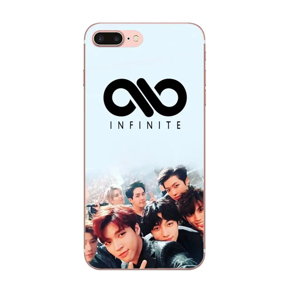 Корея бесконечное Kpop мальчиков TPU чехол Capa Обложка для htc 530 626 628 630 816 820 один A9 M7 M8 M9